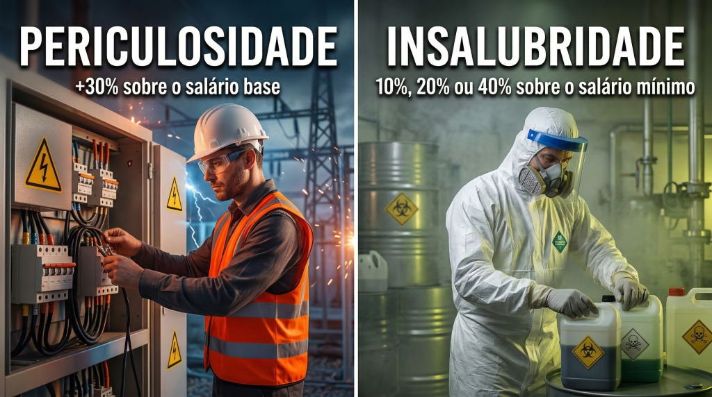 Diferença entre periculosidade e Insalubridade